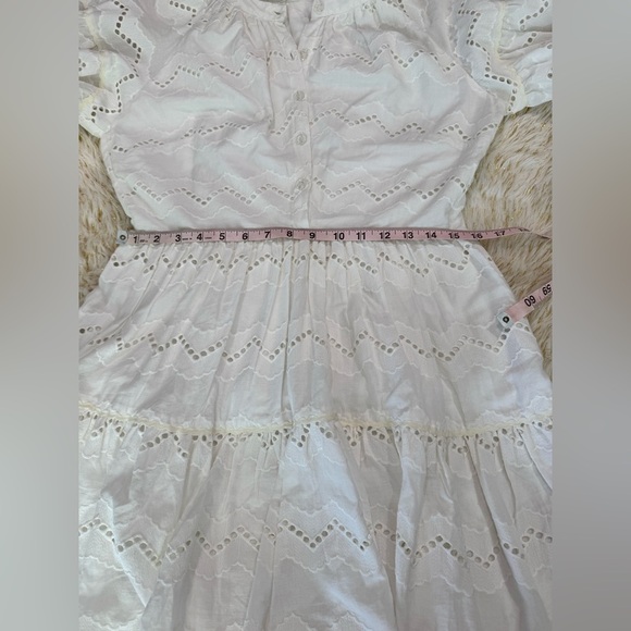 NWT Charina Sarte resort white dress size L - Picture 9 of 13